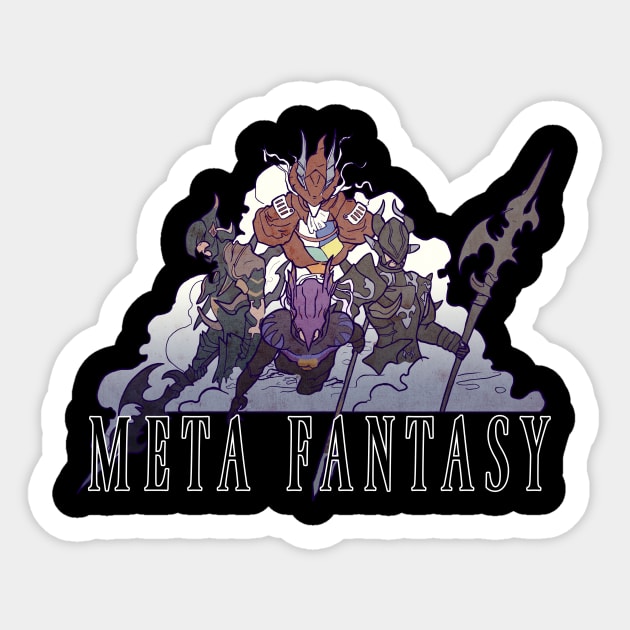 Dragoon Meta Fantasy Sticker by Kayla_Christine